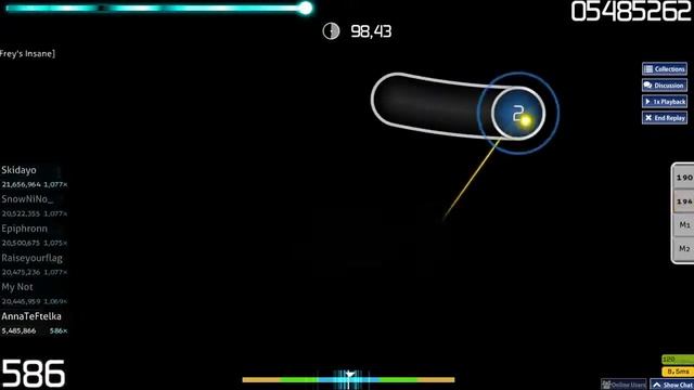 OSU/ОСУ Sana - Yakimochi no Kotae (HoneyWorks) [Frey's Insane/FC] смотреть онлайн
