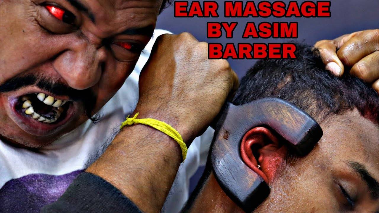 Deep Tissue Ear massage with wooden Tools ｜ Hair, Neck & Elbow Cracking ｜ Head & Ear massage ｜ ASMR смотреть онлайн
