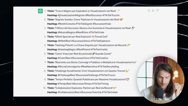 Come creare contenuti per ig con chatgpt in pochi secondi смотреть онлайн