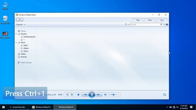 Switch to full mode shortcut key in window media player смотреть онлайн