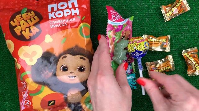 Satisfying Video | Cheburashka ChupaChups Open Mix Candy And Sweets Meller Chocolate ASMR