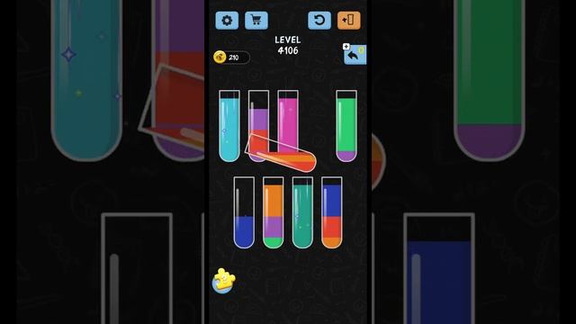 solve and solution water color sort game level 4106 смотреть онлайн
