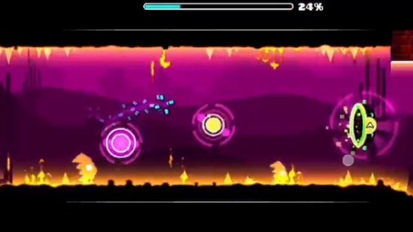 Прохождение Press Start на три монетки в geometry dash subzero.