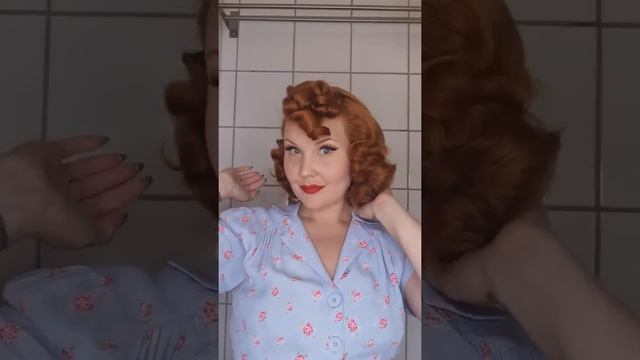 Miss Chandelier's Rita Hayworth Inspired Hair Tutorial
