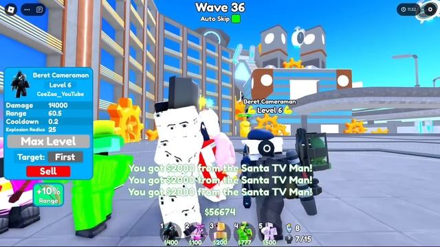 รีวิว Beret Cameraman ตัวเติมสุดโหด ⏰ EPISODE 75 | Roblox Toilet Tower Defense смотреть онлайн
