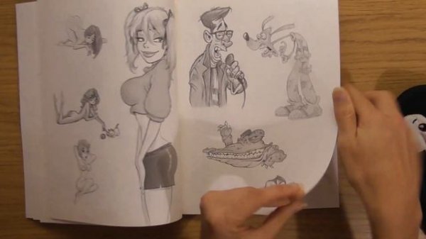 Scribblings by Dean Yeagle • An Art Book Click Look