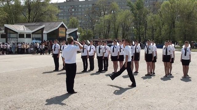 Районный смотр строя и песни (Лицей 3) смотреть онлайн