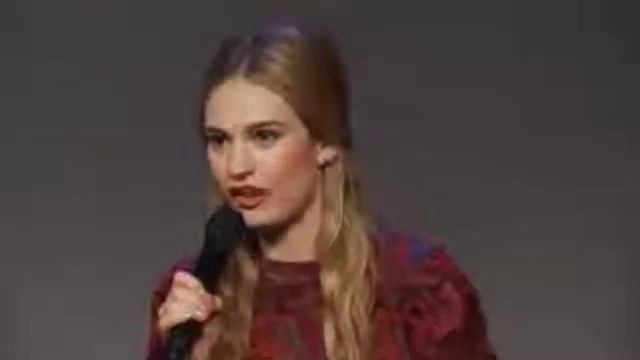 Lily James and Richard Madden: Cinderella Interview смотреть онлайн