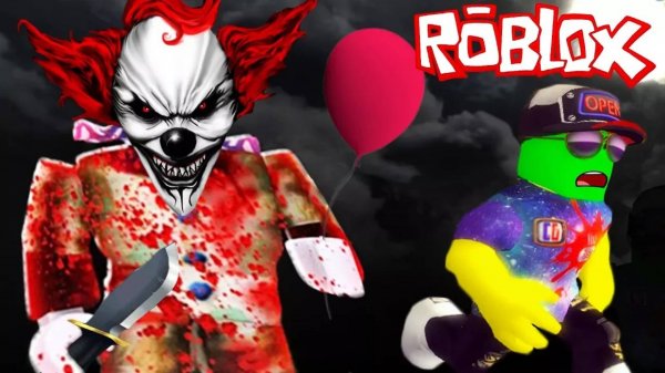 СТРАШНЫЙ КЛОУН "ОНО" в РОБЛОКС! СПАСАЙТЕСЬ КТО МОЖЕТ! Приключение мульт героя Roblox от Cool GAMES