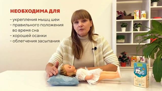 Подушка детская ECO Kid с наполнителем из нативных лепестков лузги алтайской гречихи. смотреть онлайн