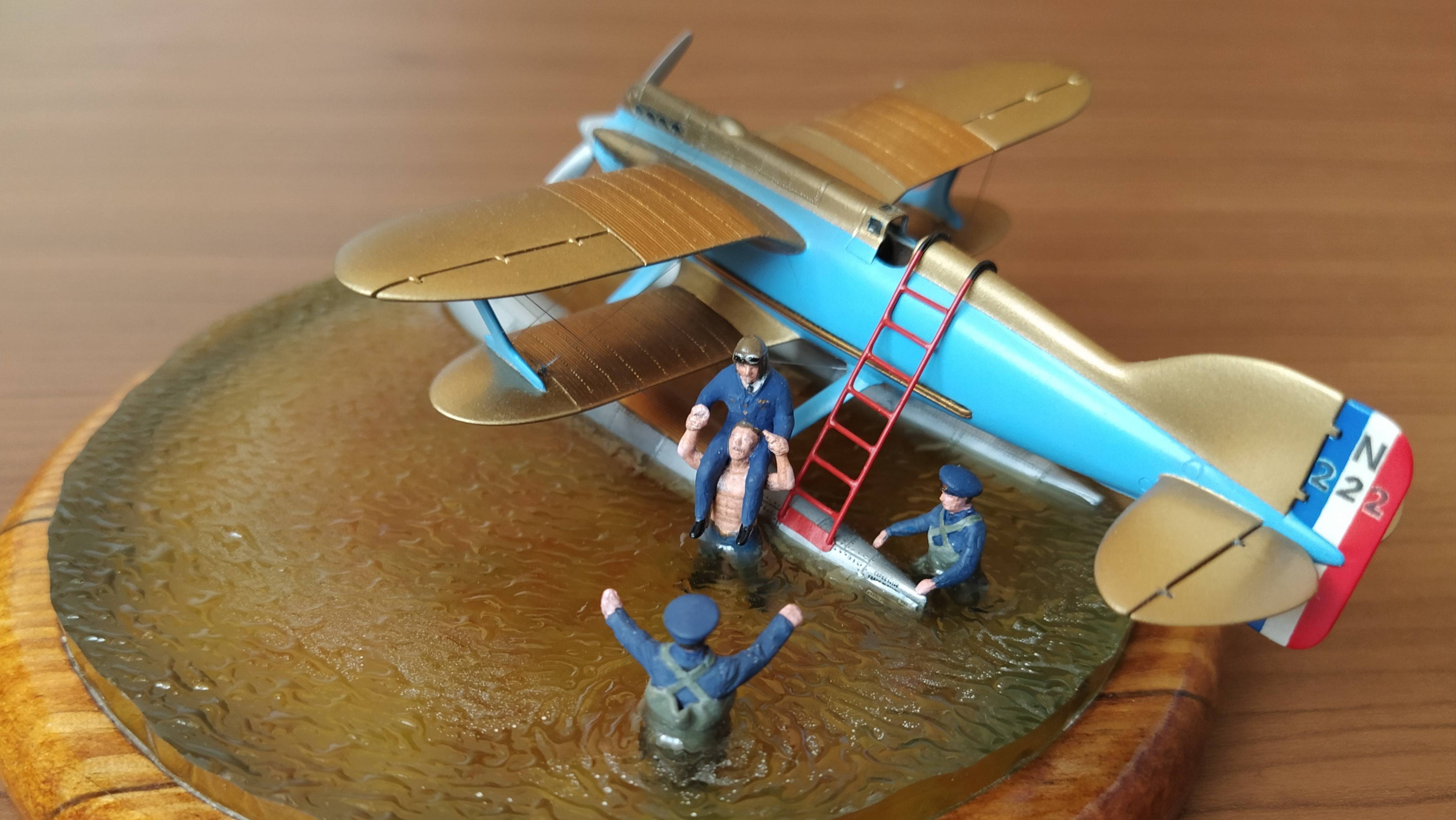 Постройка модели гидроплана Gloster IVB 1/72 самоделка