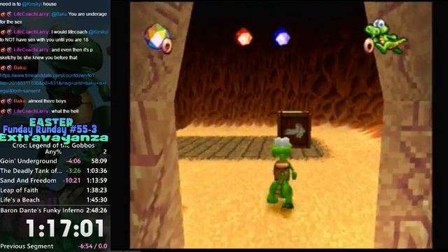 Croc: Legend of the Gobbos Any% Speedrun in 2:32:54 смотреть онлайн