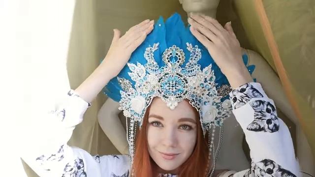Корона из перьев #ЛисьяМастерская смотреть онлайн