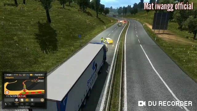 Euro Truck Simulator 2 | Crazy Driver | Dont Drive Like Me | Jangan Cucuk Belakang 🤭🤭🤭🤣🤣 смотреть онлайн