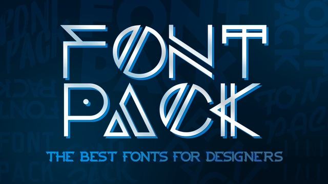 Best Font Pack for Designers! смотреть онлайн