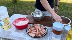 КРЫЛЫШКИ KFC В КАЗАНЕ НА КОСТРЕ. ОЧЕНЬ ХРУСТЯЩИЕ И СОЧНЫЕ!