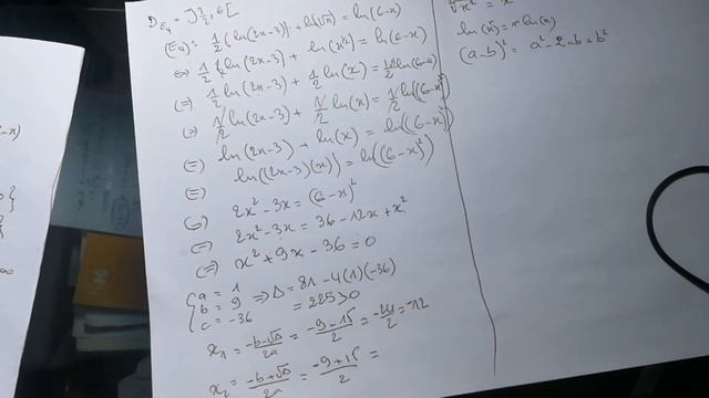 les fonctions logarithme: équations/inéquations/système смотреть онлайн