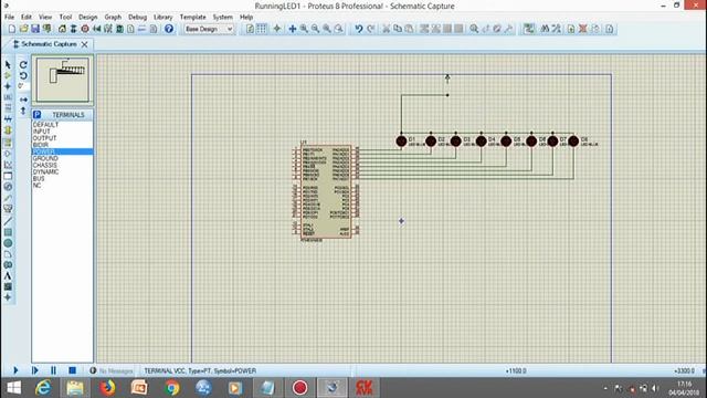 Runner Lampu LED Berjalan apk proteus,mide,dan trainer. смотреть онлайн