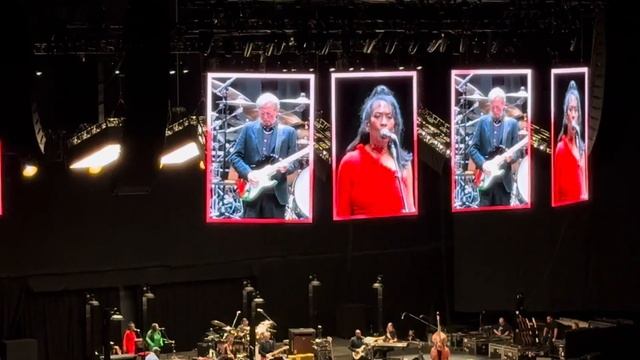 Eric Clapton , opening show tour 2024, Palestine flag guitar fender смотреть онлайн