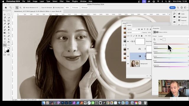 How To Create The Quickest SEPIA TONE Effect In Photoshop смотреть онлайн