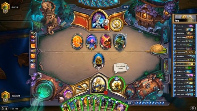 Egg Paladin Cubing the Mastodon | Hearthstone | Last Hurrah of Boomsday смотреть онлайн