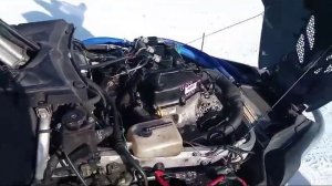 снегоход ямаха профешенал  с мотором 1kr