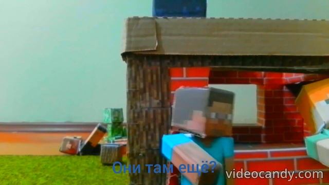бумажный Майнкрафт 1 сезон 46 серия что делают монстры? смотреть онлайн