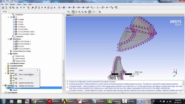 A CFD Radial Turbine Simulation Using Ansys CFX After Export Points Method And TurboGrid Mesh смотреть онлайн