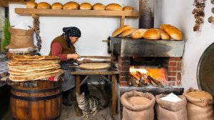 От Водяной Мельницы до Стола | Выпечки Лезгинского Хлеба