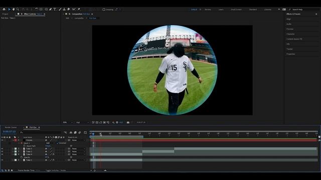 Como Fazer Efeito LENTE FISHEYE No After Effects - Fisheye Lens