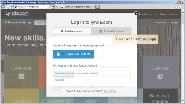 How to Login to Lynda com via NYPL Portal смотреть онлайн