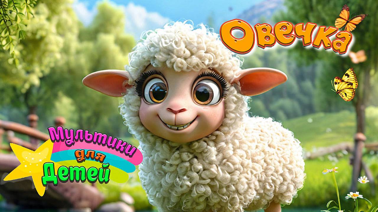 Овечка + Весёлый Мультик Детям и Малышам + Детские Весёлые Песенки для Детей смотреть онлайн