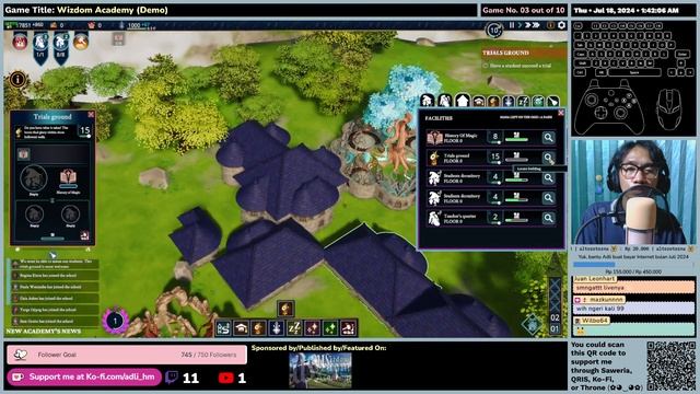 (EN/ID) Wizdom Academy (Demo) - First Impression - Gameplay (3 Times Drought) #KipwakStudio смотреть онлайн