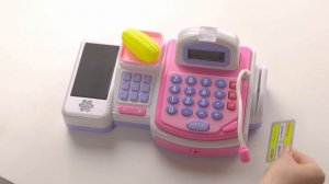 Кассовый аппарат на батарейках , с лентой