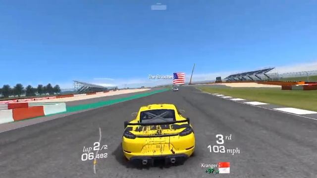 PORSCHE 718 CAYMAN GT4 CLUBSPORT VS CHEVROLET CAMARO GT4.R REAL RACING 3 смотреть онлайн