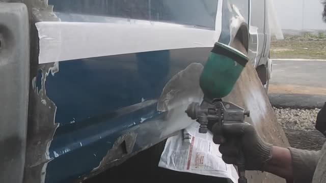 Покраска Газели, часть 2 )))) смотреть онлайн