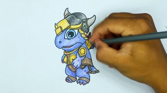 How to draw Brunhilda dragon and Cappuccino dragon from dragon mania legends смотреть онлайн