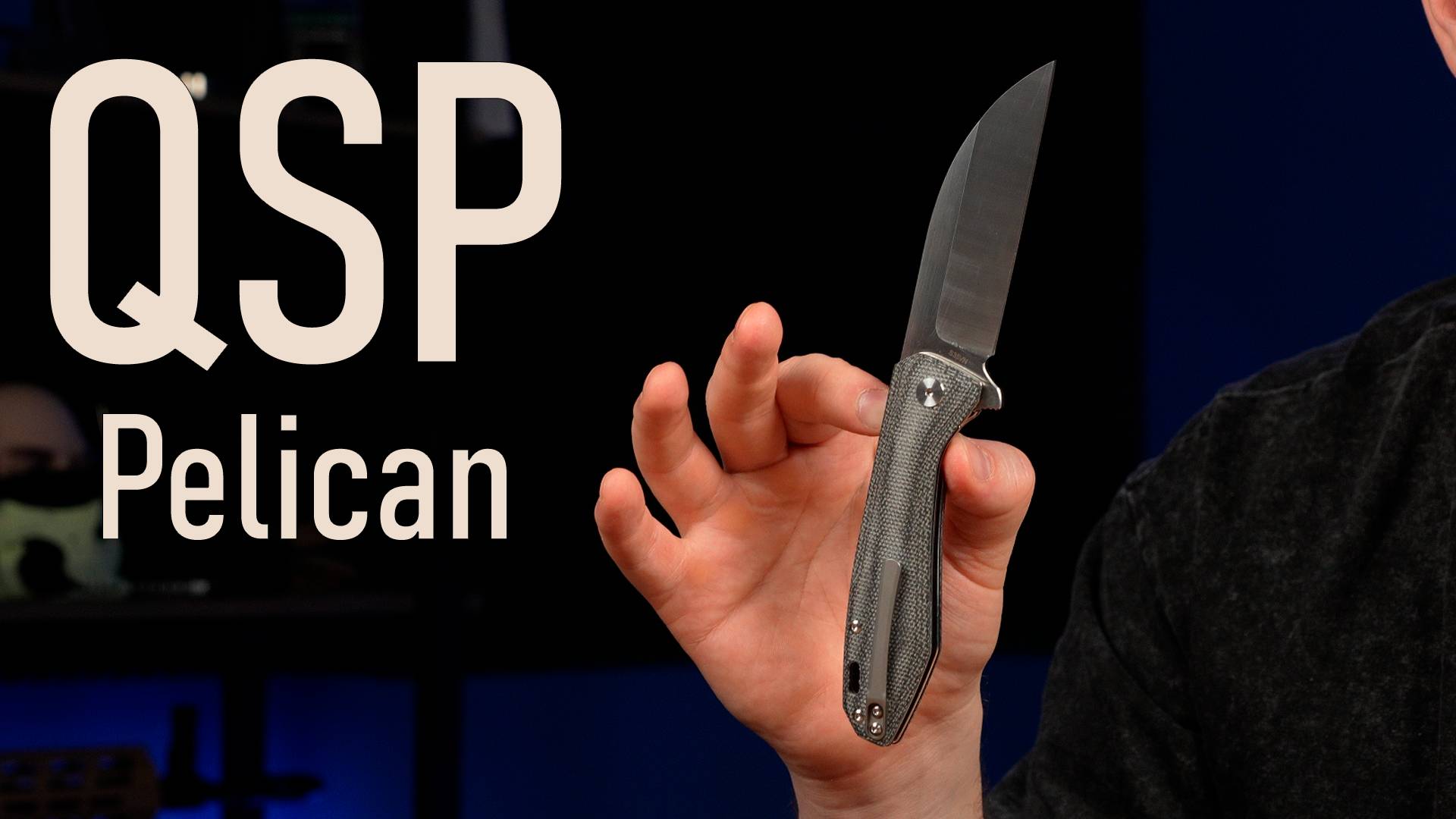 Нож складной QSP Knife Pelican 9,2 см, сталь S35VN, рукоять Micarta Black смотреть онлайн