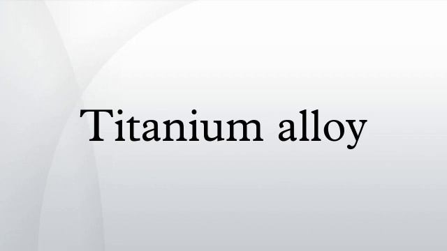 Titanium alloy смотреть онлайн