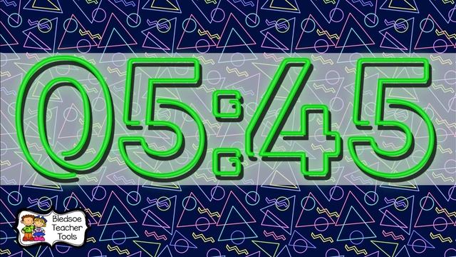 12 Minute Neon Shapes Countdown Timer смотреть онлайн