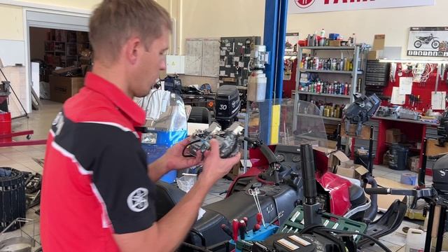 Раздушка Yamaha F9.9H (черный колпак) в F20. смотреть онлайн