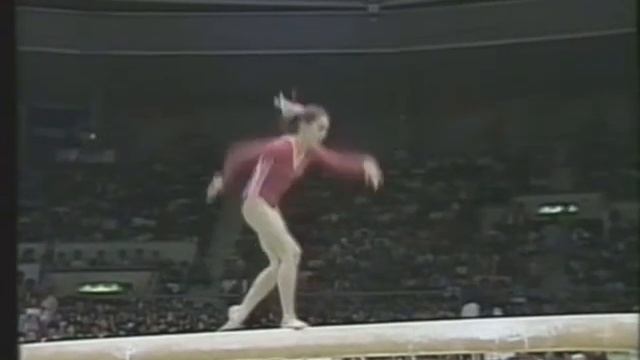 Olga Strazheva (URS) - Olympics 1988 - Compulsory - Balance Beam смотреть онлайн