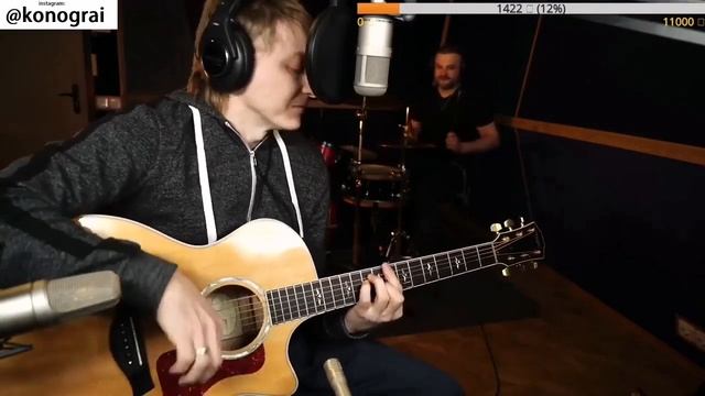 Кино - Стук. На гитаре + барабаны. смотреть онлайн