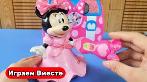 Играем в игрушки из мультика ! Микки Маус ! Набор Врача Минни Маус ! Видео для детей