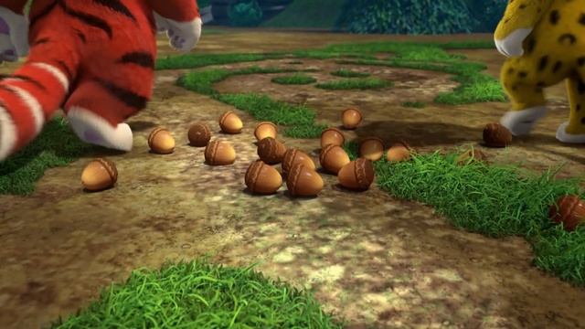 Leo and Tig 🦁 The Mysterious Cave 🐯 Funny Family Good Animated Cartoon for Kids смотреть онлайн