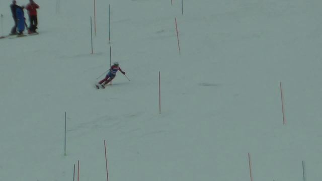 Rebeka Jančová NC Malino Brdo feb 2019 SL 2nd run girls U16 смотреть онлайн