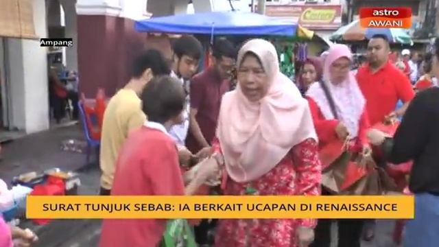 Surat tunjuk sebab: Ia berkait ucapan di Renaissance смотреть онлайн