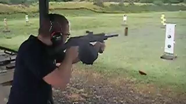 Saiga 12 - MD Arms 20 Round Drum in 3.5 seconds смотреть онлайн