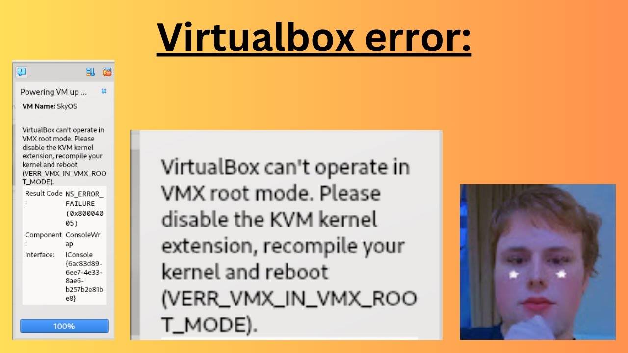 Virtualbox Error - VirtualBox can't operate in VMX root mode. смотреть онлайн