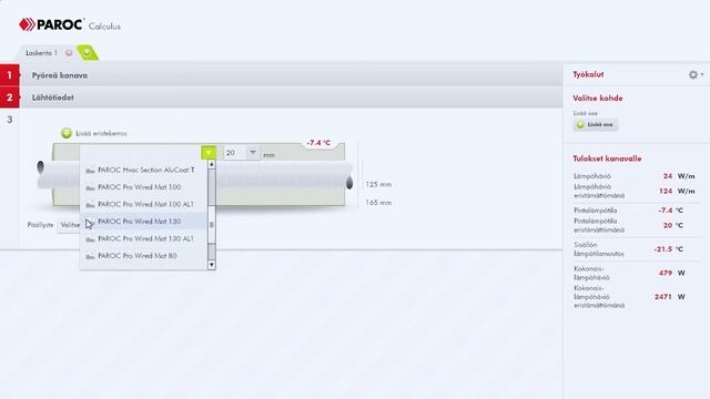 Paroc - Calculus calculator смотреть онлайн
